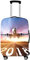 DOTBUY Elastisch Kofferhülle, 3D Flugzeug Reise Kofferschutzhülle Gepäck Cover Reisekoffer Hülle Schutz Bezug Schutzhülle Waschbare Reisetasche Kofferbezug (J,L (26-28 Zoll))