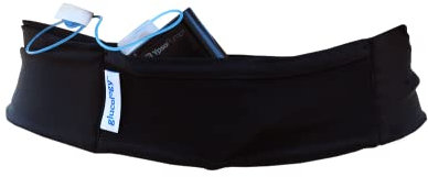 Glucology™ Diabetes Gürtel Insulinpumpe | Schwarz, X Large | Geeignet für Sport oder Reisen – Diskret, mit einfachem Zugriff auf die Insulinpumpe