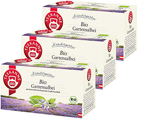 Teekanne Bio Gartensalbei / 3er Pack