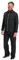 AGU GO Essential Regenanzug Herren und Damen, Regenkombi Fahrrad, Atmungsaktive Regenbekleidung von 100% Recycltem Polyster, Reflektierend, Unisex - Schwarz - M
