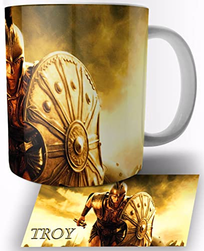 Troya Troy Brad Pitt Keramik Becher 325ml Tasse Mug