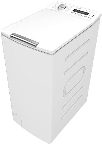 Cecotec Lavadora 8 Kg Carga Superior Bolero DressCode Top 80 Inverter. 1300 rpm, 2000 W, Motor Inverter Plus, 16 Programas, Tamaño Compacto, Inicio diferido, Bloqueo de niños