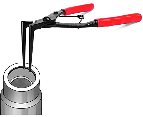 90 Degree Extra Long Snap Ring Pliers Long Nose Internal Circlips Pliers Internal Master Cylinde