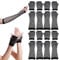 ZIOYA 8 Paare Netzhandschuhe Schwarz Lang und Kurz Fischnetz Handschuhe Fingerlose Fischnetz Handschuhe Damen Handschuhe für 80er Jahre Verkleidung Kostüm Party Lieferungen