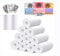 Amzelas Instant Print Paper Rolls for Kids Compatible Cameras - 12 Rolls Thermal Print Paper - Black&White