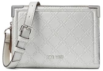 Nine West Radzi SLG Wallet On A String, silber, Einheitsgröße, Radzi Slg Wallet an einer Schnur
