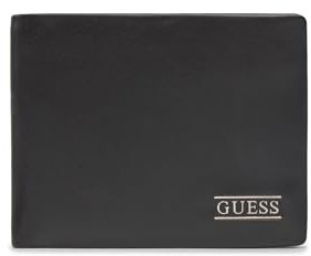 GUESS New Boston Billfold Coin Wallet Black