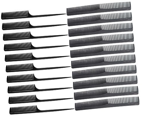Angoily 40stücke Haarschneidekämme Antistatisch Für Männer Und Frauen Aus Langlebigem Material Für Haarschnitte Zu Hause Schwarz