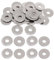 50 Stück Unterlegscheiben Edelstahl M6, Edelstahl Beilagscheiben,Flach Unterlegscheiben Karosseriescheiben, DIN 125,U-Scheiben, Rostfreie Flat Washers für Schrauben & Muttern & Gewindestange