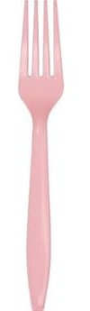 Confezione Posate - Forchette Riutilizzabili Rosa 24pz