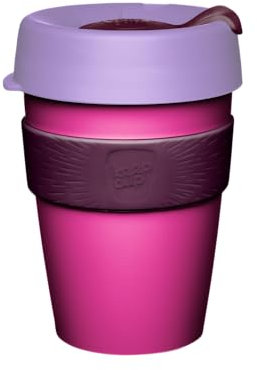 KeepCup Original, Lightweight Reusable Coffee Cup with Splashproof Sipper Lid - 12oz/340ml - Vanda