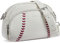 BOSTANTEN Crossbody Bag Damen, Umhängetasche Damen Klein Schlichtes Leder Baseball Tragetasche mit verstellbarem Schultergurt,Beige mit Rot
