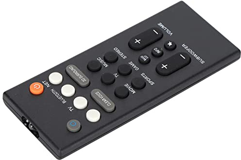 Yosoo Health Gear Ersatz YAS-209 YAS-109 Fernbedienung, Langlebiger ABS-Lautsprecher, Kompatibel mit ATS-2090 ATS-1090 ATS1080 ATS-1080 YAS1080 YAS-1080 YAS-209BL VAF7640