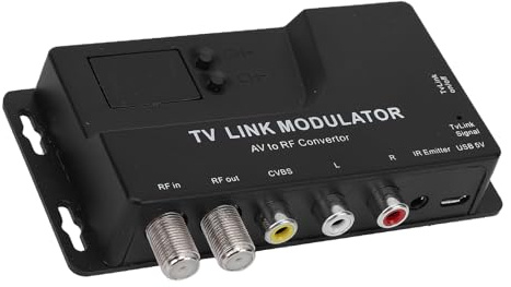 SENECESLI RF Modulator Radio Corporation of America mit UHF-Kanalschalter für TV-Tuner-DVD-Player