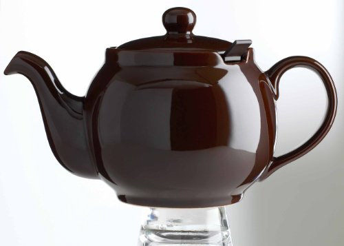 London Teapot Company-Chatsford 4-Cup Teapot with One Red Filter, Brown