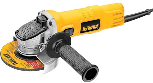 DEWALT Amoladora angular, protector de un toque, 4-1/2 pulgadas (DWE4011), amarillo, pequeño