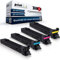 Print-Klex XXL Tonerkartuschen Set kompatibel für Konica Minolta Magicolor 4650 4650DN 4650EN 4690 4690MF 4695 4695MF - Toner Set (alle 4 Farben)