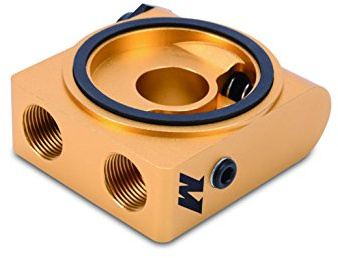 Mishimoto Oil Sandwich Plate with Rear-Mounted Thermostat