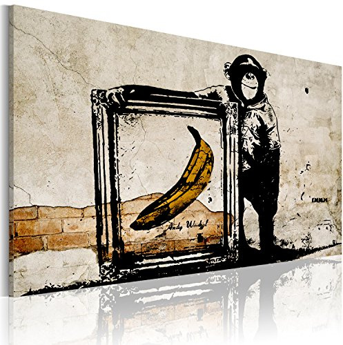 B&D XXL - Leinwandbild Graffiti Mural Street, 60x40 cm, 1-teilig, modern