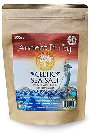Celtic Sea Salt Natural Real Grey Salt 500g (Magnesium Rich) heart health