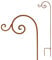 Laternenstab Stab Rankhilfe Rankstab Rost Deko Ampelhalter Halter Laterne Garten Gartendeko Stab Edelrost Beetstecker