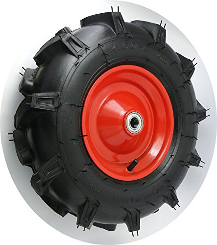 Zabi Luftrad Pneumatikräder d=400mm-170kg Räder mit Luftreifen 4.80-4.00-8 Kugellager Transportrollen