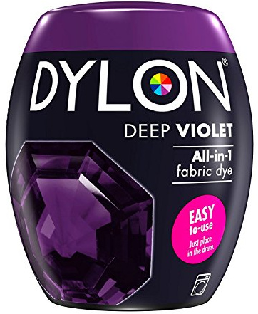 Maschinenfarbe von Dylon, intensives Violett, 350 g, inkl. Salz, 2 Packungen