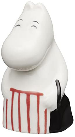 Arabia Minifigurine Moominmamma Sammlerfigur Porzellan Weiß-Rot-Schwarz, aus der Moomin Kollektion, Größe: 8cm, 1025538