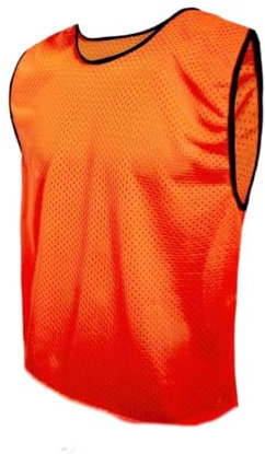 SPORTSBIBS Fußball Leibchen für Kinder und Erwachsene, Markierungshemd/Trainingsleibchen, ohne Logo, Team-Spiel Bibs, Kennzeichnungshemd Herren Damen Senioren Junioren, 8 Farben