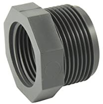 Réduction simple Male/Femelle en PVC PN16 - Ø A: 1'' | Ø B: 3/4''