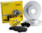 TEXTAR BREMSSCHEIBEN + BELÄGE HINTEN GOLF 7 5T A3 8V ATECA KAROQ NUR für PR-Nr.=1KE, 1KS, 1KZ, 1KR