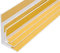 BawiTec Kunststoff Winkelprofil,Schenkel 60x20 mm,Länge 200cm,selbstklebend,Farbe weiß,Kunststoffwinkel,Klebeband,Fensterleiste,Profil Winkel,Bauprofil,Fensterwinkel,Breite 60mm 20mm