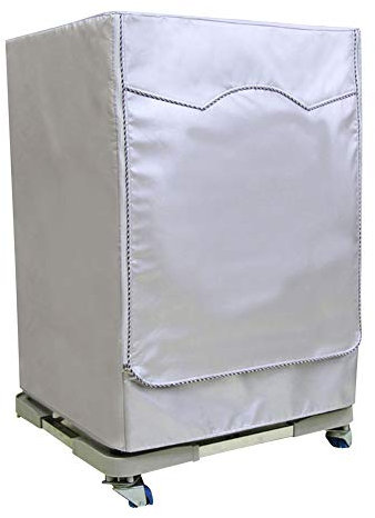Uposao Washing Machine Cover Washer/Dryer Cover Sunscreen Dustproof Cover Waterproof Uv Resistant Washing Machine Dryer Lid For Most Front Loading Washers And Dryers, 85x60x50cm