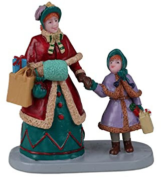 Lemax 22142 Caddington Village Figur: Holiday Shopping with Mum