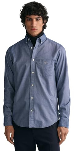 GANT Regular Fit Hemd Langarm geknöpft weiß