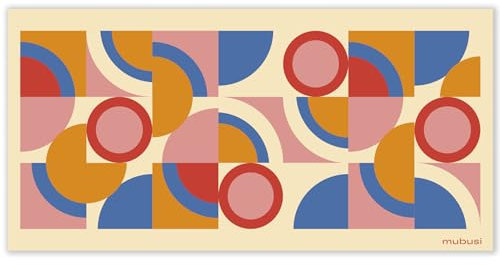 mubusi Vinyl-Teppich Küche Lounge - Verschiedene Größen - (Musik 40x80 cm)