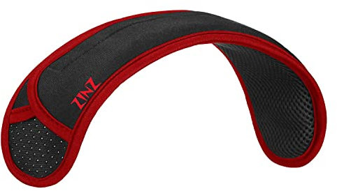 ZINZ Ultra Thick & Breathable Universal Shoulder Pad Cushion for Bag, Long & Comfort, Black-Wine