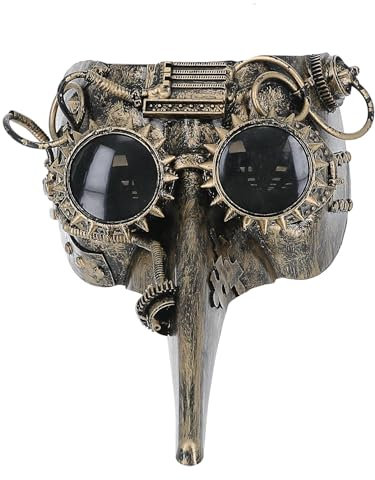 Smiffys Viktorianische Steampunk-Seuchenarzt-Maske,