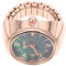 UKCOCO Mini Fingeruhr Aus Modernes Ringuhr-Design Mit Römischen Ziffern Exquisite Und Tragbare Uhr Für Damen Und Herren Perfektes Für Familie Und Freunde