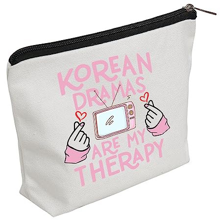 WZJHCL Korean Drama Lover Make-up Tasche K-Drama Addict Kosmetik Kit K-Pop Liebhaber Fans Geschenk K Drama Geschenk für koreanische TV Show Fans Geschenk, Koreanisches Drama, modisch