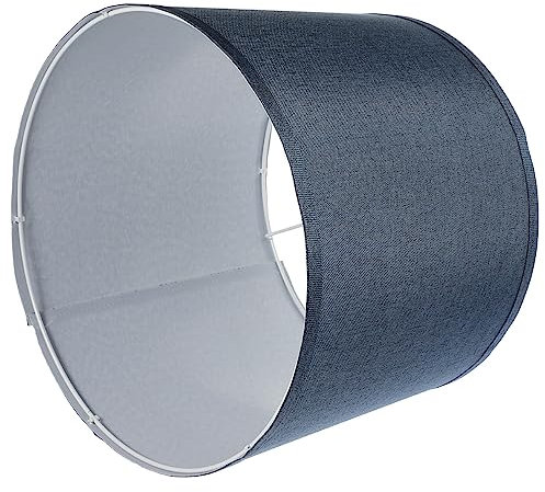 Holibanna Abat-jour De Lampe De Table Rond En Tissu Moderne De Style Rustique Pour Léclairage De La Maison Facile À Installer