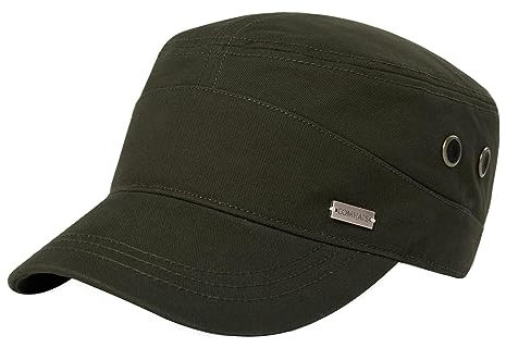 Comhats 100% Baumwolle Military Army Cap Herren Sonnenhut Baseballcap Wandernhut Sport Outdoor 104_Army Grün M/L