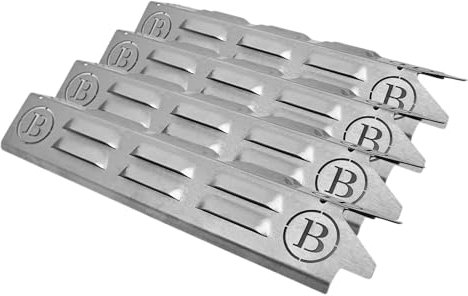 BABOSSA® Flammschutz massiv Edelstahl - Ersatzteil für Enders Boston Pro 4KR Turbo II & Boston EVO PRO 4RP Turbo II | rostfrei & titanstabilisiert durch V4A Edelstahl | Made in Germany | 4er Pack