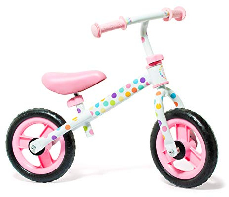 Fahrrad ohne Pedale, rosa