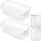DA63-09775A DA97-20984A Kühlschranktür-Abfalleimer, kompatibel mit Samsung Kühlschrank rechts Türregale Teile RF28T5001SR RF27T5201SG RF27T5201SR RF28T5021SR Türregal, 2 Stück