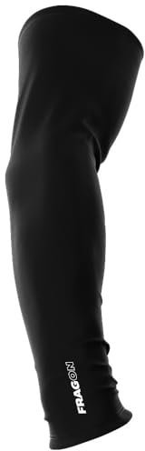 FragON Gaming-Armmanschette für Männer und Frauen, für PC-Gamer für E-Sport, schnittfest, UV-Schutz, Sporttrail, kühlende Sporthülle, Tattoo-Abdeckung, Schwarz, Schwarz , Multi-size