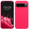 kwmobile Cover per Google Pixel 9 Pro XL Custodia - Back Case per Smartphone in Silicone TPU - Protezione Gommata - rosa shocking