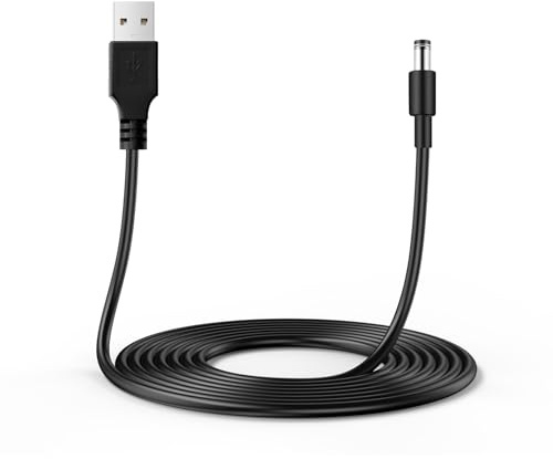 Power Cord for Yealink VoIP T32 T29G SIP-T20P SIP-T22P Polycom Cisco Series | 5V Charger Adapter Compatible with IP Phones, Charging Cable, 2M