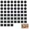 60 Piezas Almohadillas para Muebles, Almohadillas Antideslizantes de Goma, Adhesivos y Resistentes, Mesas, Sofás y Más Muebles, Color Negro