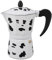 Jwthee Caffettiera moka da piano cottura, caffettiera moka in alluminio caffettiera moka italiana caffettiera da campeggio caffettiera italiana per cappuccino o latte modello mucca (300 ml)